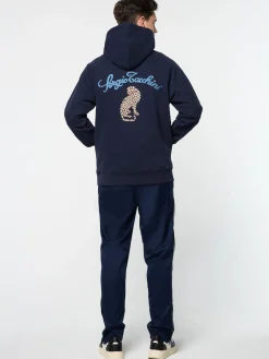 Sergio Tacchini Suveniri Hoodie- MARITIME BLUE Best