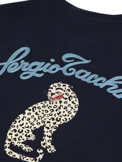 Sergio Tacchini Suveniri T-Shirt- MARITIME BLUE Outlet