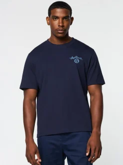 Sergio Tacchini Suveniri T-Shirt- MARITIME BLUE Outlet
