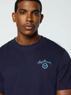 Sergio Tacchini Suveniri T-Shirt- MARITIME BLUE Outlet
