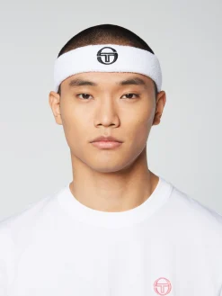 Sergio Tacchini TENNIS HEADBAND- WHITE Outlet