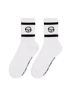 Sergio Tacchini Tennis Sock- WHITE Fashion