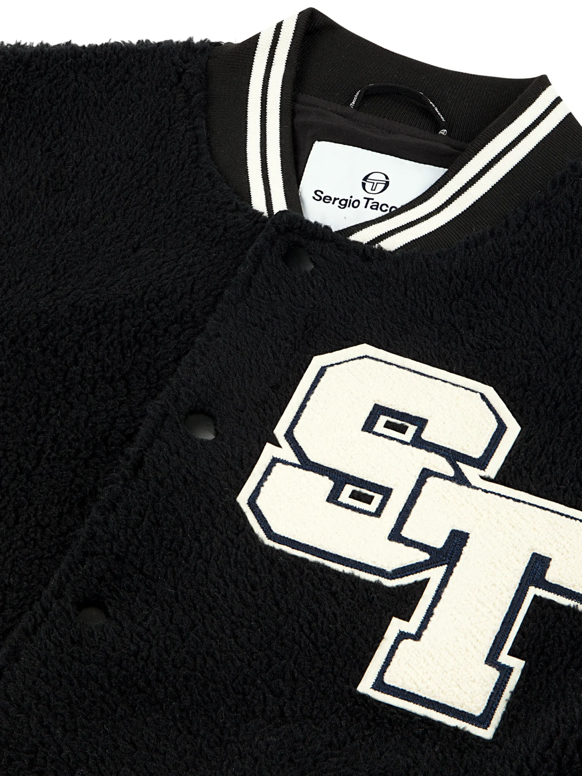 Sergio Tacchini Toppa Varsity Bomber- BLACK BEAUTY Clearance