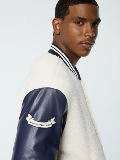 Sergio Tacchini Toppa Varsity Bomber- GARDENIA Online