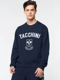 Sergio Tacchini Varsita Crewneck- MARITIME BLUE New