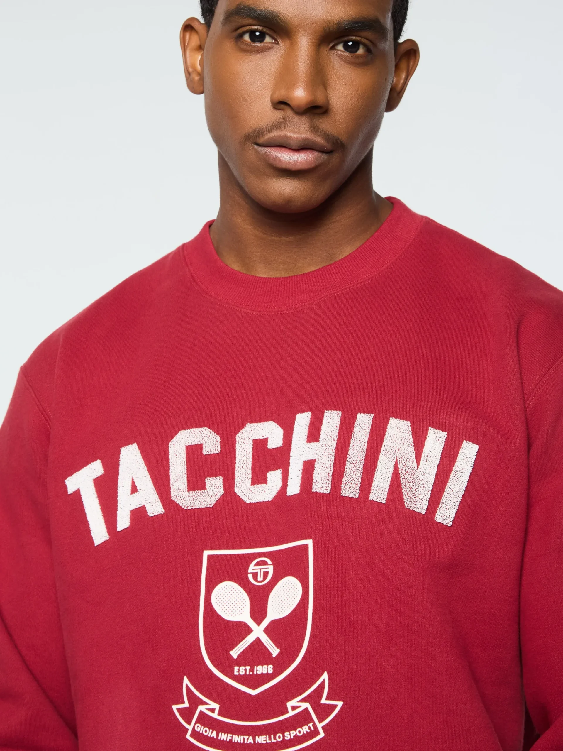 Sergio Tacchini Varsita Crewneck- SUN DRIED TOMATO Hot
