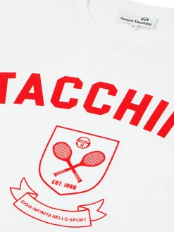 Sergio Tacchini Varsita T-Shirt- BRILLIANT WHITE Clearance