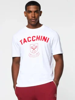 Sergio Tacchini Varsita T-Shirt- BRILLIANT WHITE Clearance