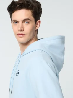 Sergio Tacchini Varsita Zip Up Hoodie- CELESTIAL BLUE Best