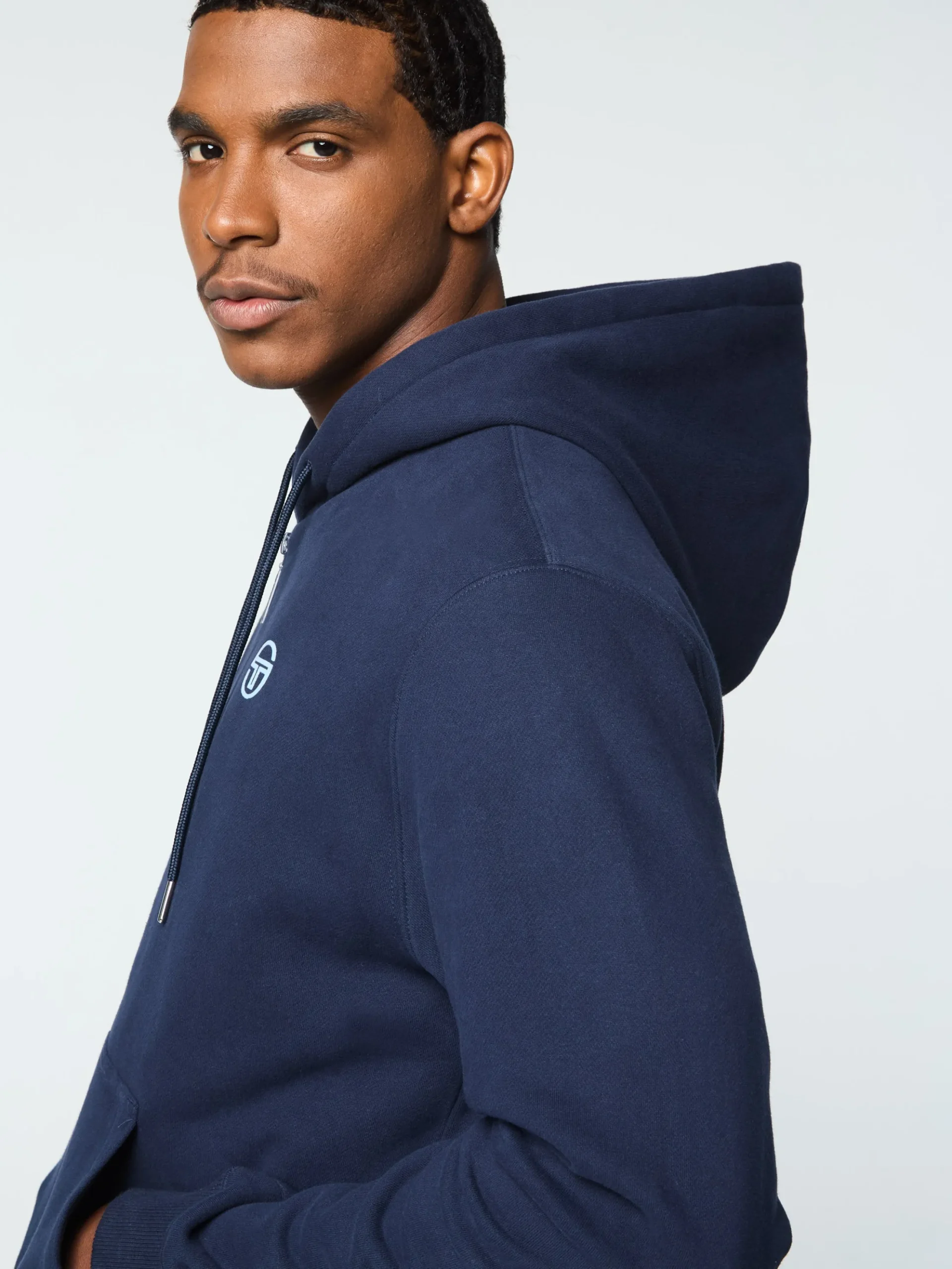 Sergio Tacchini Varsita Zip Up Hoodie- MARITIME BLUE Best