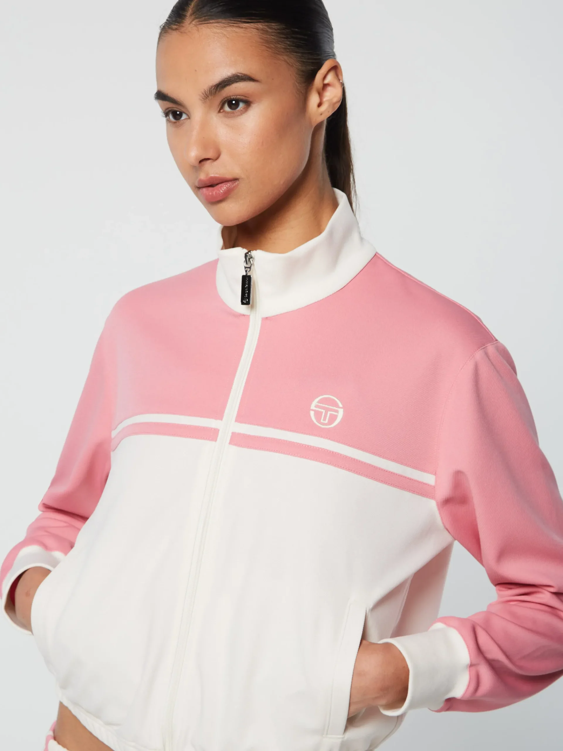 Sergio Tacchini Vasto Track Jacket- WILD ROSE Clearance