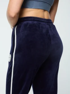 Sergio Tacchini Veneto 3/4 Velour Track Pant- MARITIME BLUE Fashion