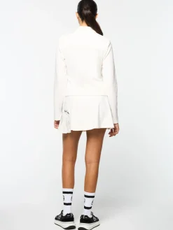 Sergio Tacchini Veneto Velour Long Sleeve Polo- GARDENIA Discount