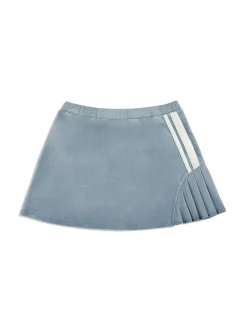 Sergio Tacchini Veneto Velour Mini Skirt- CELESTIAL BLUE Fashion