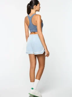 Sergio Tacchini Veneto Velour Short- CELESTIAL BLUE Fashion