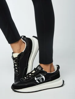 Sergio Tacchini Viano Printed Leggings- BLACK BEAUTY New