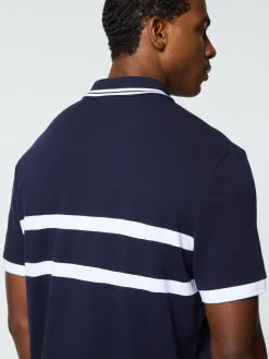 Sergio Tacchini Vieste Stripe Polo- MARITIME BLUE New