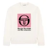 Sergio Tacchini Warp Crewneck- GARDENIA Clearance