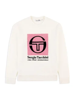 Sergio Tacchini Warp Crewneck- GARDENIA Clearance