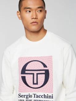 Sergio Tacchini Warp Crewneck- GARDENIA Clearance