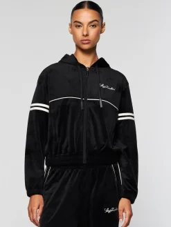 Sergio Tacchini Women's Scopeto Hoodie- BLACK BEAUTY Hot