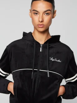 Sergio Tacchini Women's Scopeto Hoodie- BLACK BEAUTY Hot