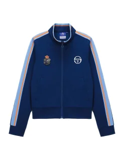 Sergio Tacchini Women's SRE Staff Track Jacket- NAVY Outlet