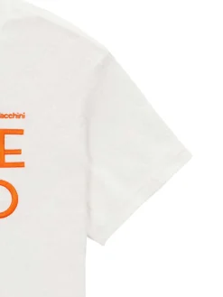 Sergio Tacchini Women's Terry Jacquard Cropped T-Shirt- OFF WHITE Online