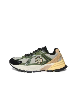 Sergio Tacchini Y2K Marathon- Abbey Stone/ Tofu/ Hedge Green ABBEY STONE-TOFU-HEDGE GREEN New